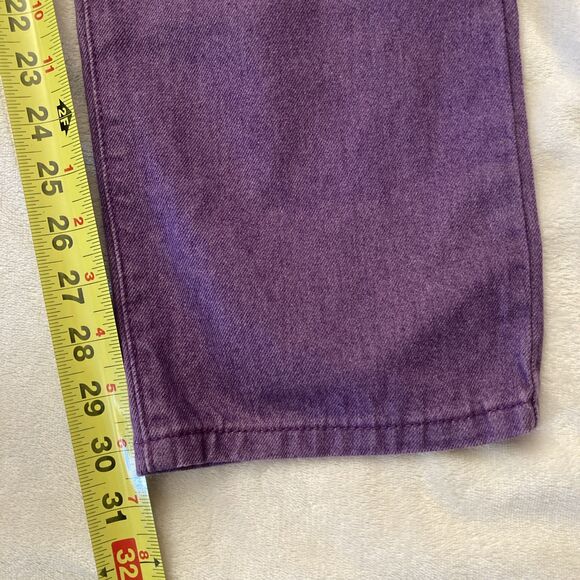 Levi’s Women’s Middy Straight Jeans 34 x 30 Lilac Irregular Label PLEASE READ - Picture 12 of 14